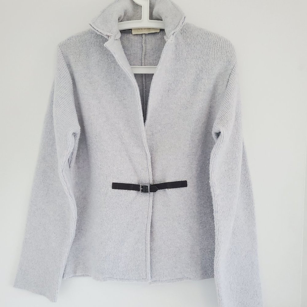 Italian wool blend cardigan by Alpha M. Rebecchi